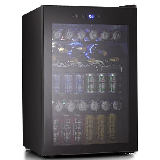 Antarctic Star 37 Bottle Wine Cooler/145 Can Beverage Refrigerator - Mini Fridge