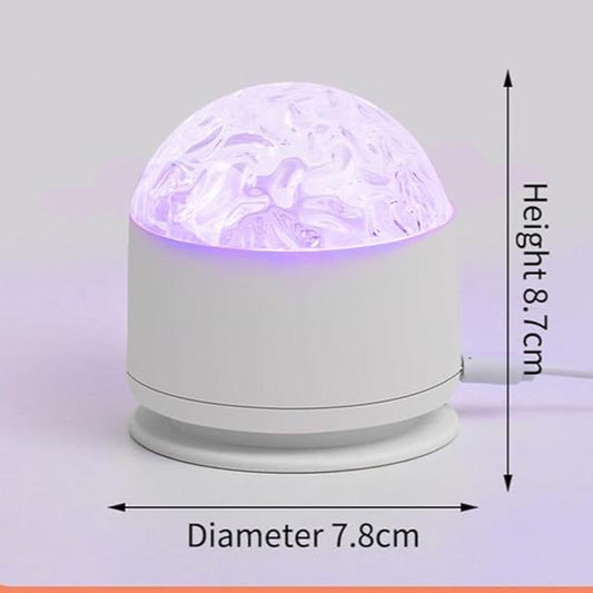 Dual Mode/Aurora Borealis & Aqua Ripple/Sky Projector Light, 1.8M USB Cable, 16 Colours LED Projector Light with Remote Controlhome Decoraurora Borealis Ambient Light, Indoor Decoration